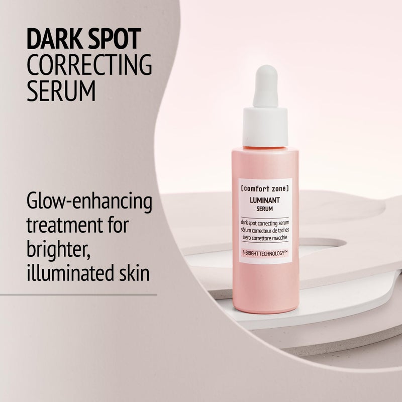 Comfort Zone [comfort zone] Luminant Serum, Glow-Enhancing Dark Spot Correcting Face Serum to Brighten Skin, Vegan with Natural-Origin Ingredients, 3-Bright Technology, for all Skin Types & Tones, 1.01 Oz. - Image 2