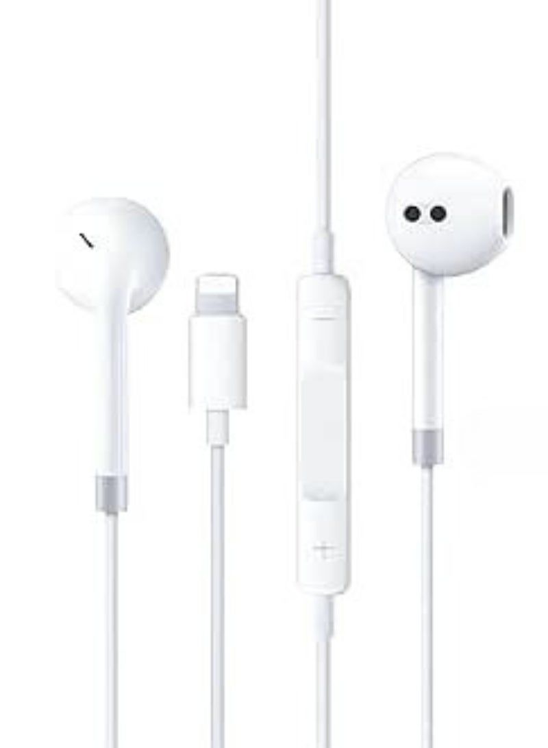 DUSALA Earphones with Lightning Earphones Wired Stereo Sound, Compatible with iPhone 14/13/12/SE/11/XR/XS/X/7/7 Plus/8/8 Plus - Image 1
