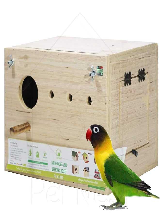 عش طيور PetNest® القياسي مع مجثم لطيور الحب - Image 1