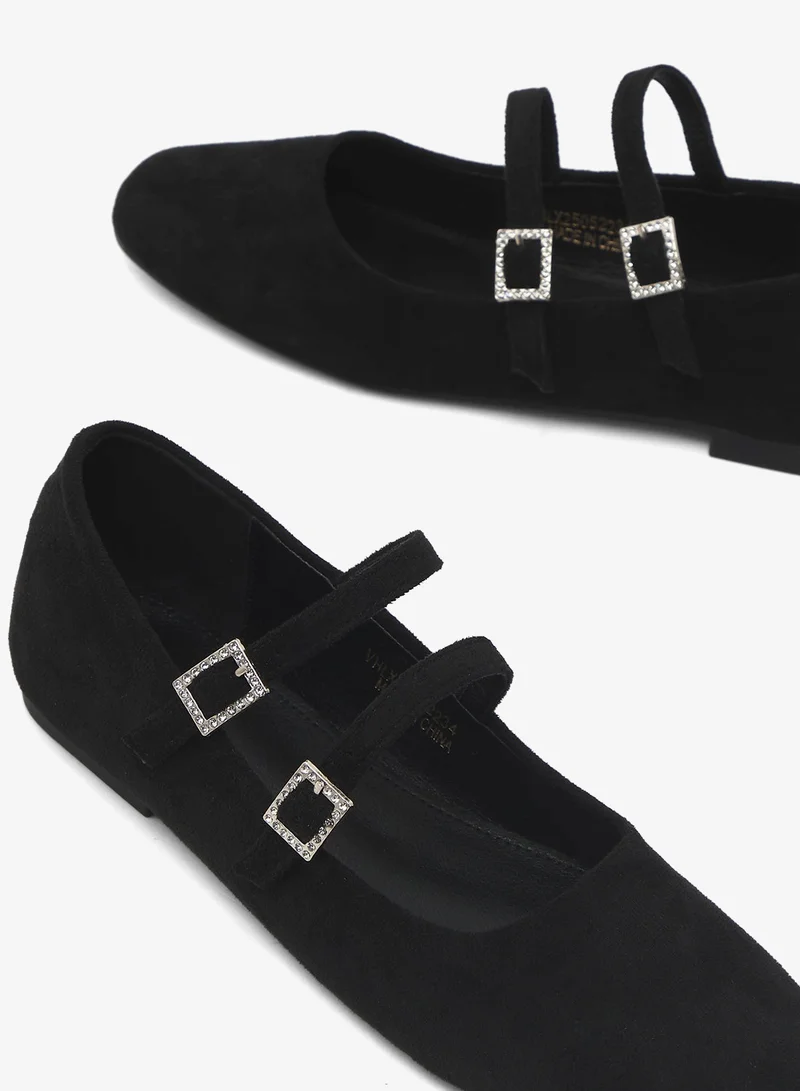 Ginger Black(cloth) Classic Ballerinas for Women | Best Price UAE