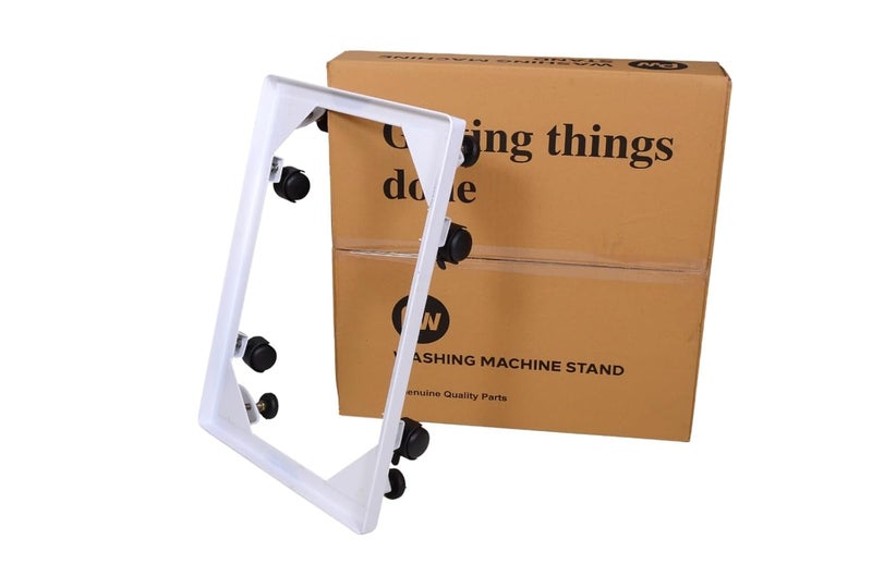 PARDZWORLD PARDZWORLD Heavy Duty Stand or Trolley Compatible with Front Loading 65 Kg7 Kg Washing Machines of All Leading Brands Width24 Inch Depth20 InchColorOff White  - Image 4