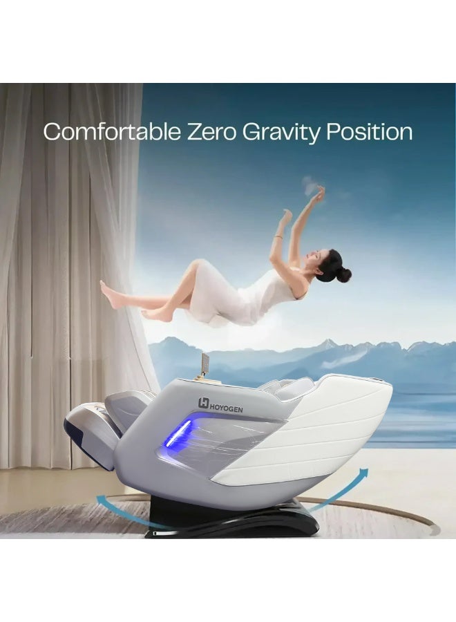 روتاي كرسي التدليك الفاخر ROTAI Hoyogen، ضمان 5 سنوات، راحة مقعد ممتدة، ضمان إعادة الشراء، كرسي استرخاء بدون جاذبية، 12 برنامجًا تلقائيًا، العلاج الحراري، الوسائد الهوائية، بكرة القدم، كرسي تدليك كامل الجسم - Image 2