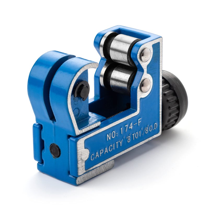 LSR LORESO Loreso Copper Pipe Tubing Cutter - Mini Tube Cutter Tool for 1/8" 1/4" 1/2" to 1 1/8" Inches For Copper Brass Aluminum & Thin Stainless Steel Pipes (3-28mm) OD- Mini - Image 2