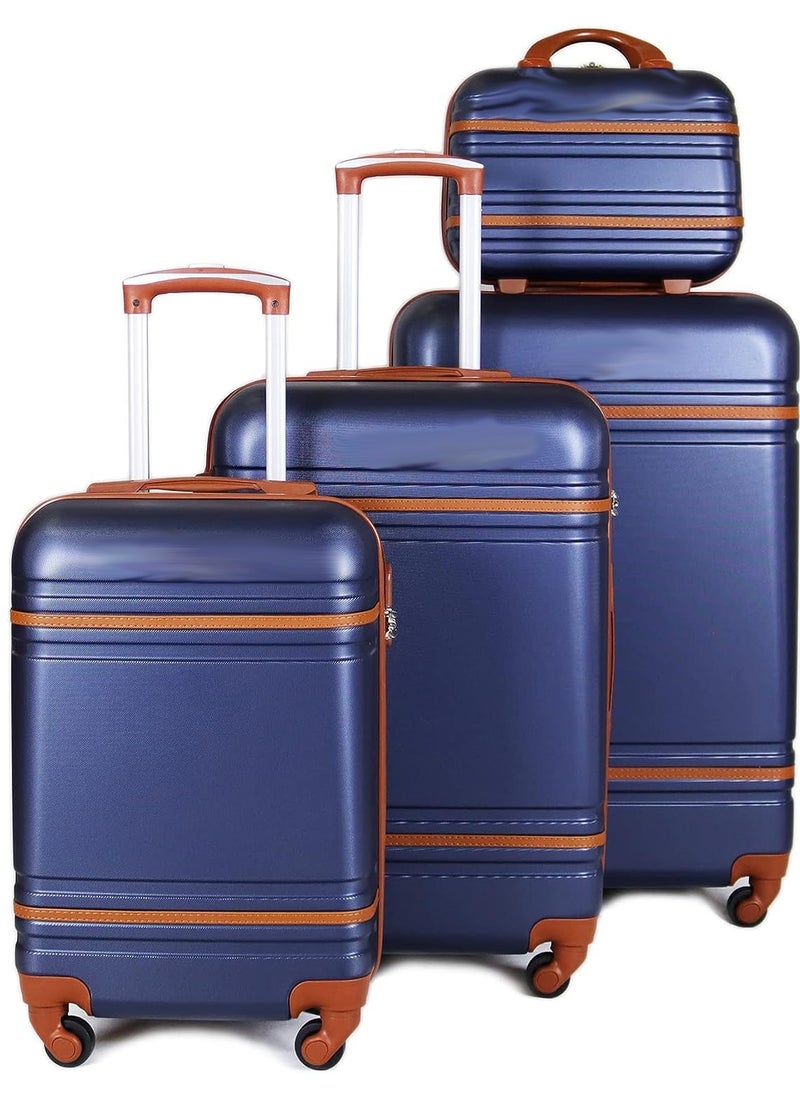 Trolley Luggage Sets 4 Piece Hardside Lightweight Durable Suitcase bag Set with cabin bag blue colour - pzsku/Z3D3739D928267724DDADZ/45/_/1703864209/d455e44f-ff1c-4ffa-b1db-d8fd56696e2e