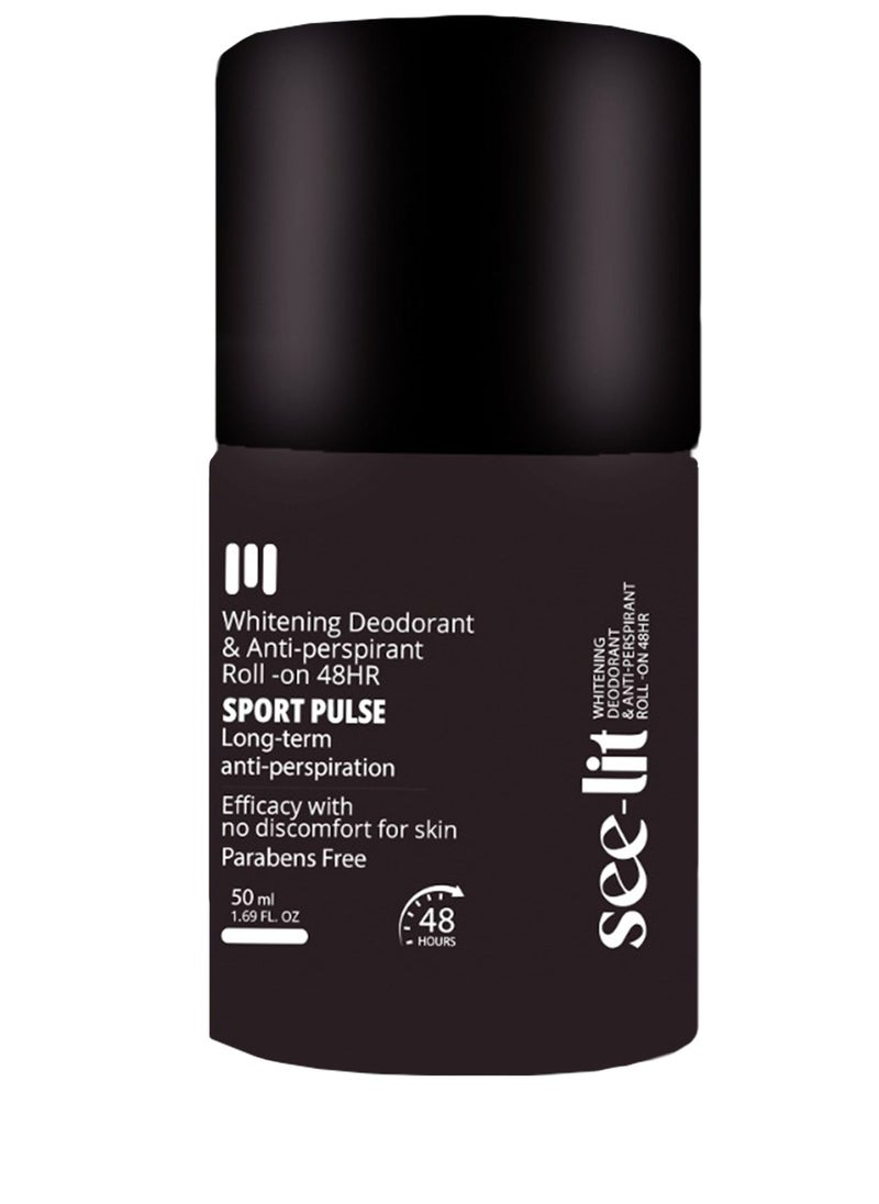 MEDINZA - See-Lit Roll on for men Whiteneing Deodrant Sports Pulse - Image 1