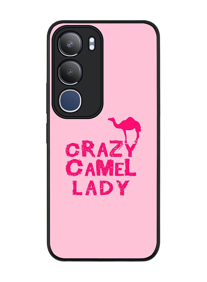 Stylizedd For vivo Y19s / Y19s Pro Case,Slim fit Camera Protection, Shockproof Thin Phone cover  - Crazy Camel Lady