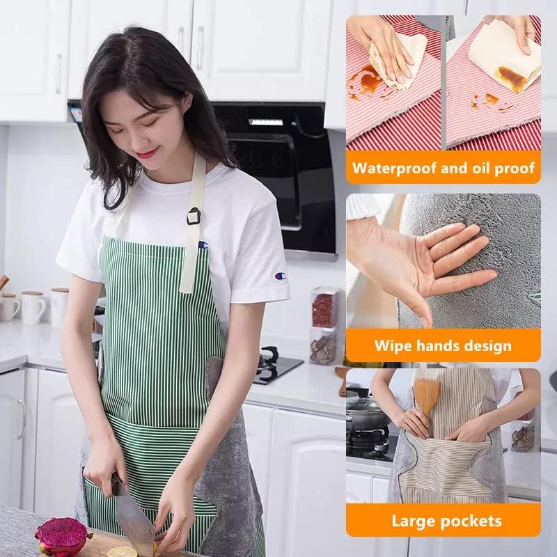 DOCAT Store Kitchen Apron with Wiping Hand Towel Apron for Women and Men with Big Pocket Unique Design Cooking Fits for Restaurant Home and Kitchen Accessories Items - Image 4