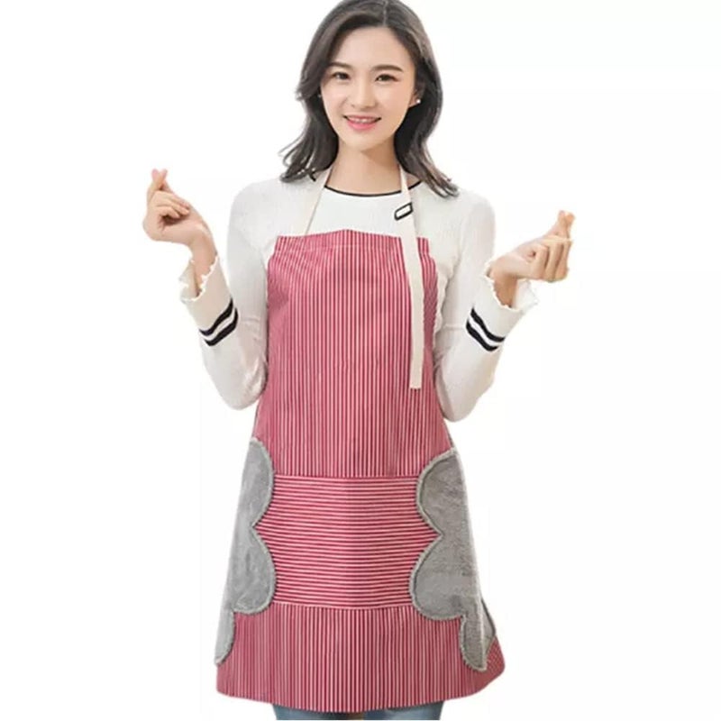 DOCAT Store Kitchen Apron with Wiping Hand Towel Apron for Women and Men with Big Pocket Unique Design Cooking Fits for Restaurant Home and Kitchen Accessories Items - Image 1