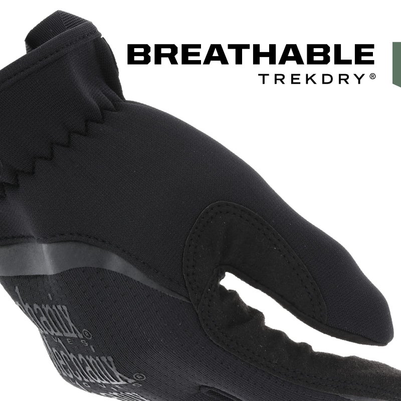 Mechanix Wear FastFit Tactical Gloves - Heavy Duty Lightweight Multipurpose Gloves - Flexible Grip & Reinforced Palm - Touchscreen Capable - Medium- Covert Black - Image 3