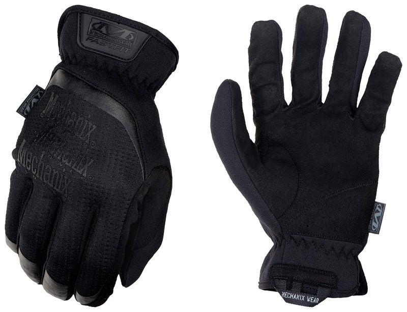 Mechanix Wear FastFit Tactical Gloves - Heavy Duty Lightweight Multipurpose Gloves - Flexible Grip & Reinforced Palm - Touchscreen Capable - Medium- Covert Black - Image 1
