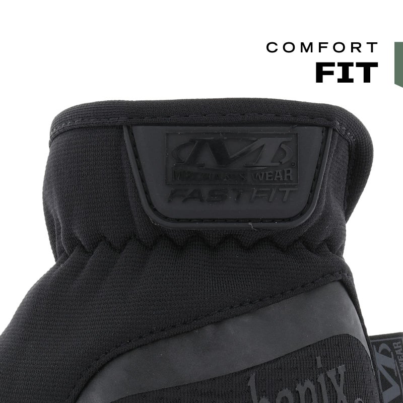 Mechanix Wear FastFit Tactical Gloves - Heavy Duty Lightweight Multipurpose Gloves - Flexible Grip & Reinforced Palm - Touchscreen Capable - Medium- Covert Black - Image 4