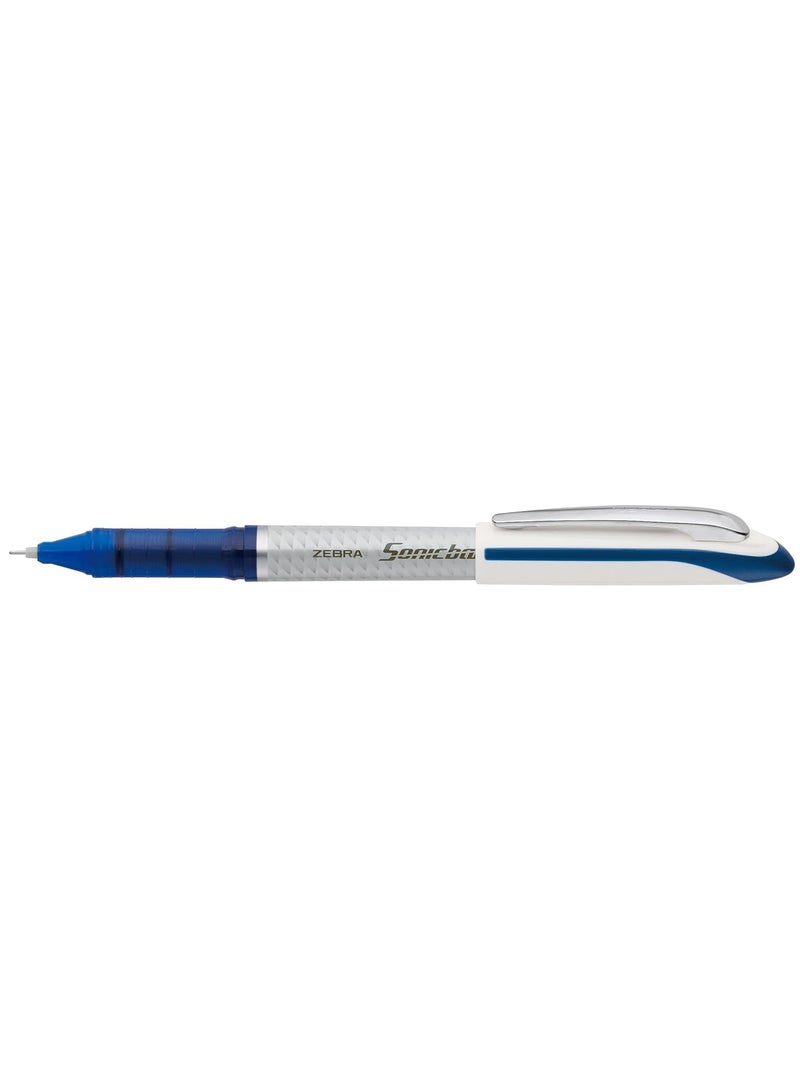 ZEBRA 6 Piece Sonicball NT5 Liquid Ink Pen Blue Smooth Writing Experience  - Image 2