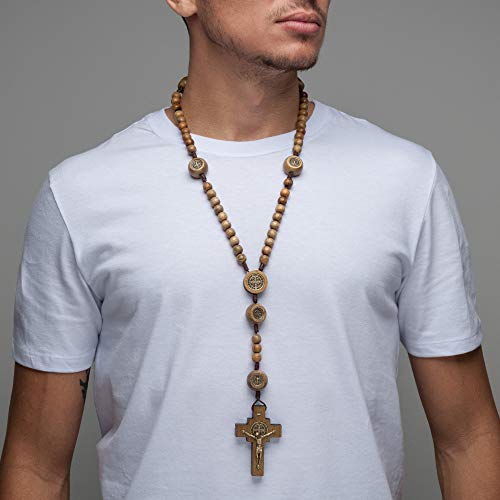 Intercession St Benedict Mens Large Intercession Rosary - Image 5
