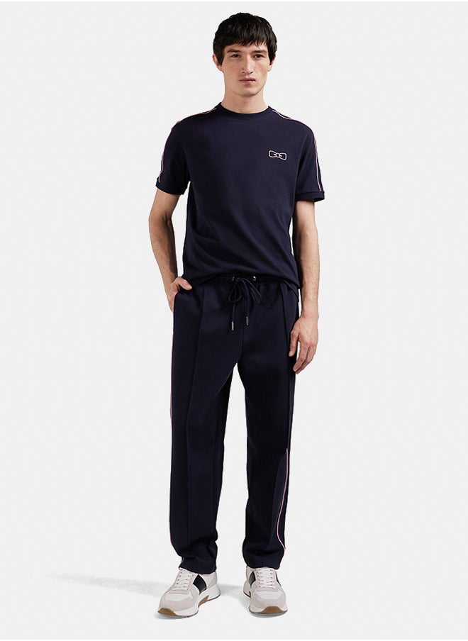 Eden Park - Regular fit jogging pants with piping - Image 1