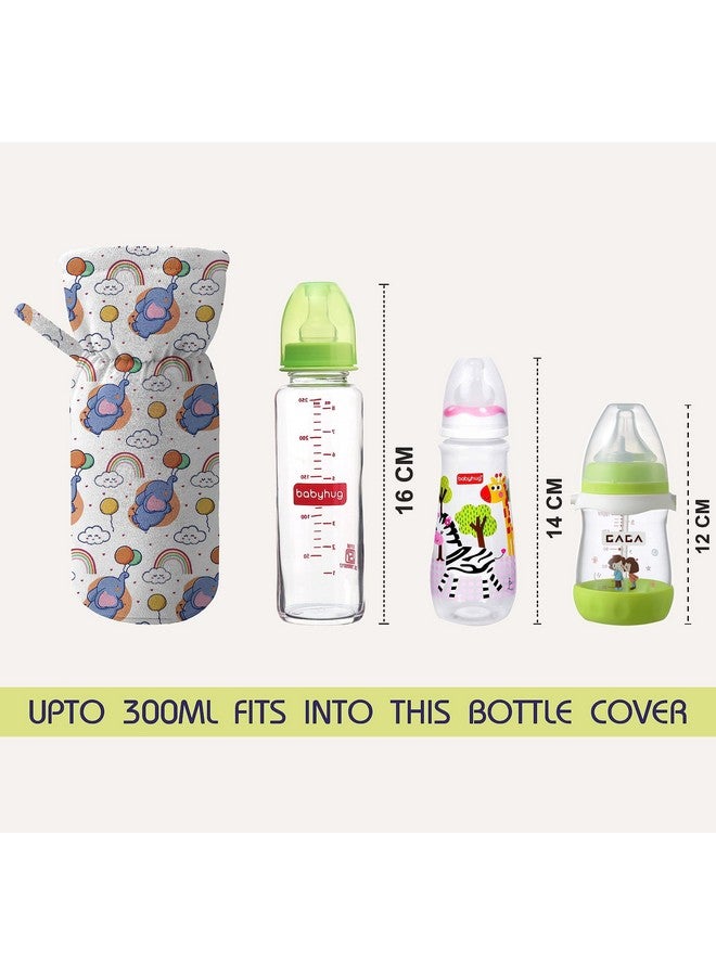 كاستم كاتش حقيبة حمل عصرية من القطن الناعم وحقيبة حمل وغطاء زجاجة مع حزام، عبوة من قطعتين (في السحاب)، متعدد الألوان - Image 2