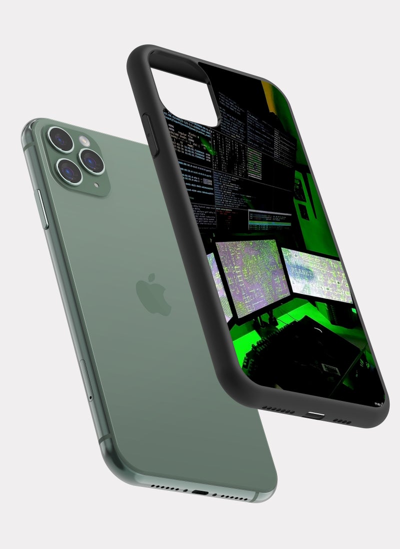 بكسلات كفر ايفون 11 برو ماكس مبرمج هاكر قيمر اسود - Image 2