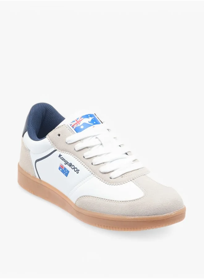 kangaROOS Men's Logo Detail Sports Shoes with Lace-Up Closure