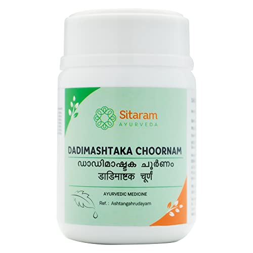 Sitaram Ayurveda Dadimashtaka Choornam | Ayurvedic Digestive Support Powder with Dadima, Jeeraka & Pippali | Supports Gut Comfort, Appetite, Digestion & Bloating Relief | Traditional Herbal Formula | 50 g - Image 1