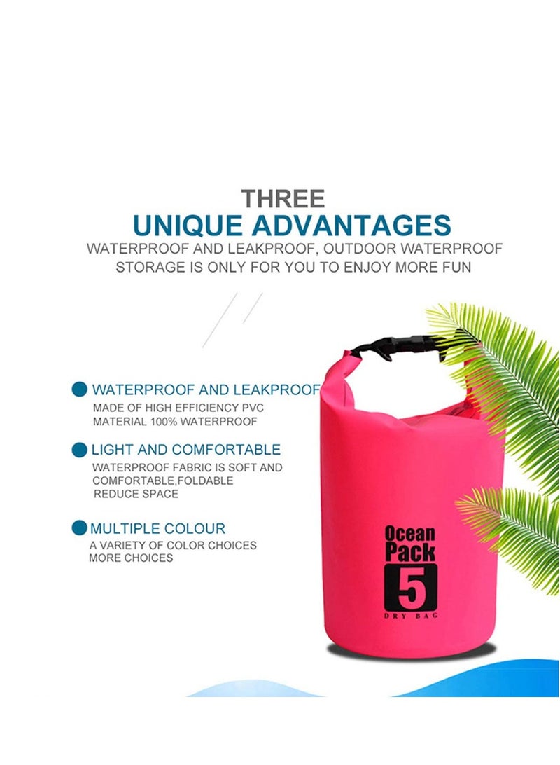 Cool Baby Style COOLBABY Pvc Waterproof Dry Bag 5L Outdoor Diving Foldable Storage Man Women Beach Swimming Bag Backpack  - Image 2