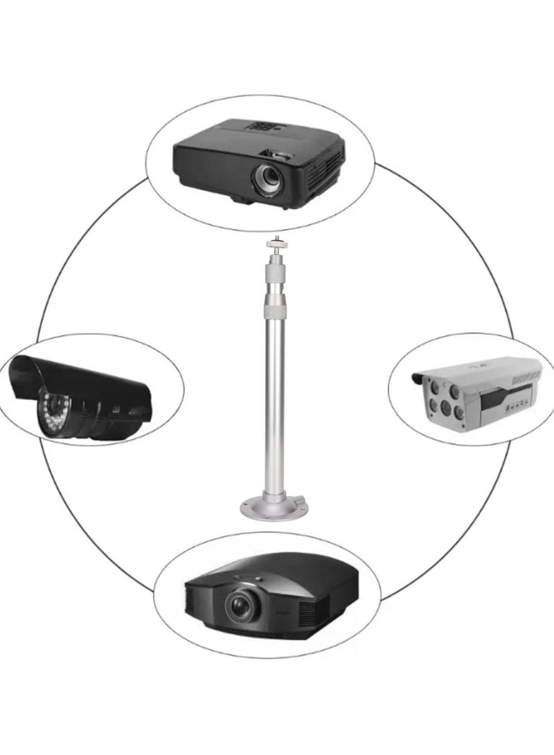 Projector Stand, 360° Stand 5kg Load Wall Mounted Projector Ceiling Mount 90° Tilt with 1/4in Thread for Most Mini Projectors - Image 3
