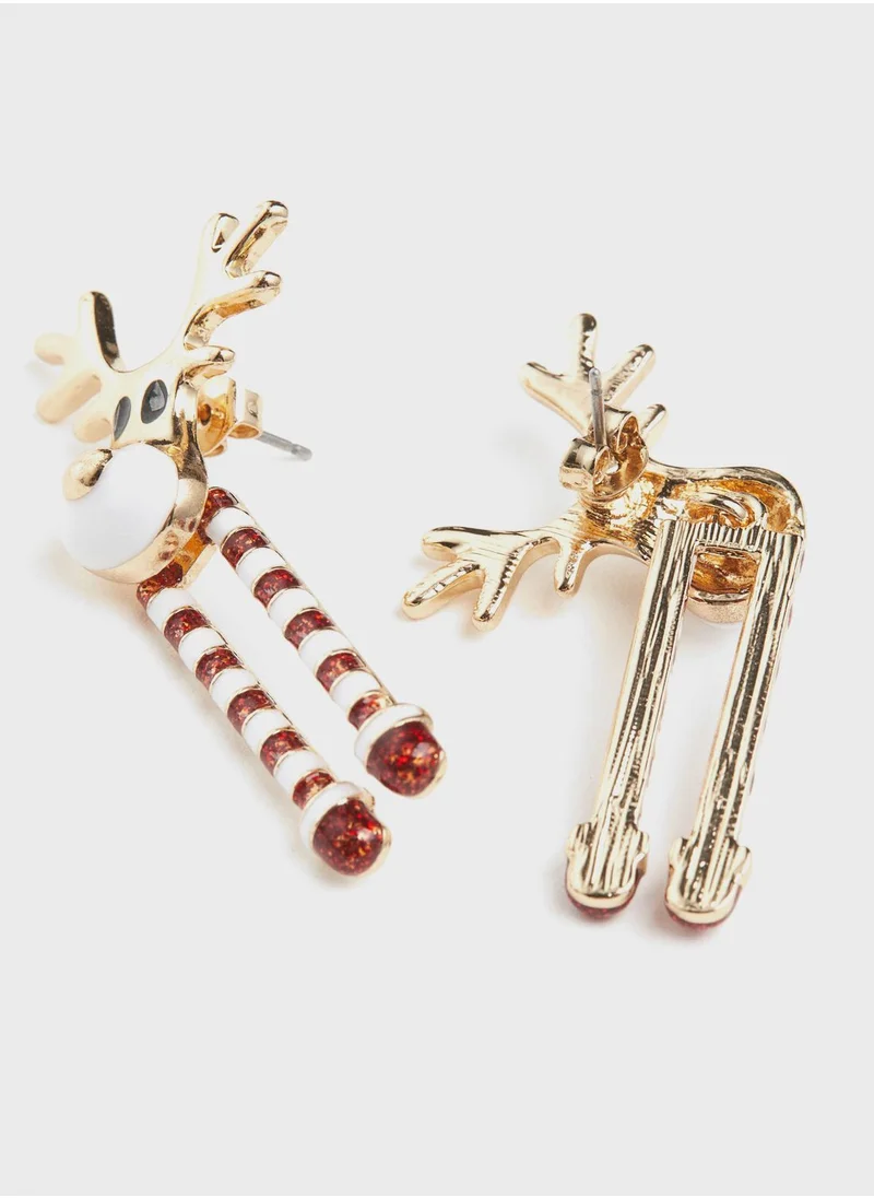 H&M Reindeer Earrings