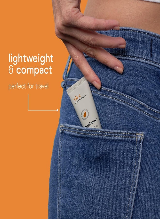 Baebody Made in USA Vitamin C Face Moisturizer - Travel Size Brightening Vitamin C Cream Moisturizer with Jojoba Oil - Anti Aging and Hydrating (0.5 fl oz/15 ml) - Image 3