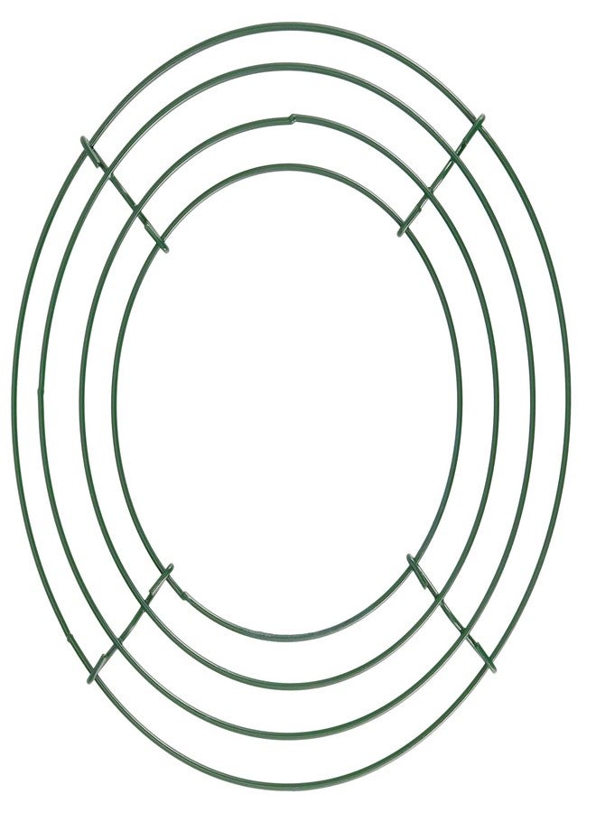 مجموعة سينجون من 20 إطارًا معدنيًا لإكليل الزهور مقاس 10 بوصات، إطار معدني أخضر داكن لإكليل الزهور، حلقات سلكية لإكليل الزهور مناسبة لأعياد الميلاد، ورأس السنة، وعيد الشكر، وعيد الحب، وحفلات الزفاف - Image 4