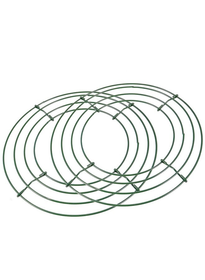 مجموعة سينجون من 20 إطارًا معدنيًا لإكليل الزهور مقاس 10 بوصات، إطار معدني أخضر داكن لإكليل الزهور، حلقات سلكية لإكليل الزهور مناسبة لأعياد الميلاد، ورأس السنة، وعيد الشكر، وعيد الحب، وحفلات الزفاف - Image 5
