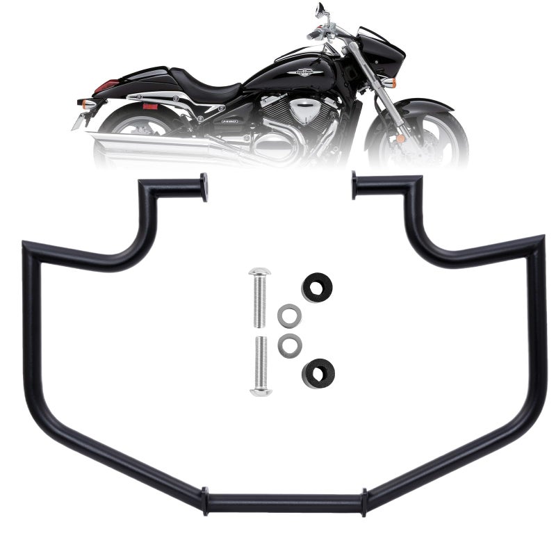 Kinglemc Crash Bar Engine Guard Highway Bar for Suzuki VL1500 Boulevard C90 20052009VL1500 Intruder 19982004 Matte Black