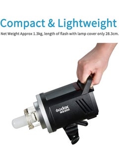 Godox Godox MS300 Compact 300W Studio Flash,Small and Portable 2.4G Wireless X System GN58 5600K Monolight with Bowens Mount 150W Modeling Lamp, 0.1-1.3s Recycle Time Outstanding Output Stability  - Image 2