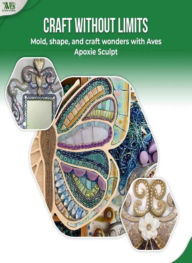 Aves Apoxie Sculpt - 2 Part Modeling Compound (A & B) - 4 Pound, Apoxie Sculpt for Sculpting, Modeling, Filling, Repairing, Easy to Use - Natural - Image 4