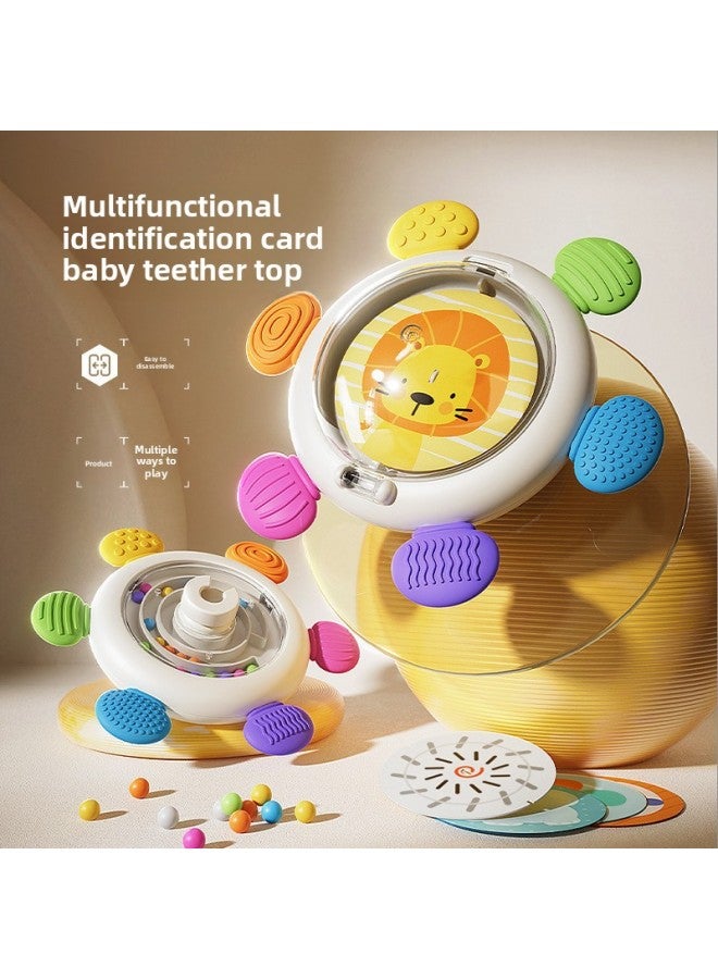 Gyro Rattle Generic Rotating Identification Card Baby Teether Dining Table Soothing ...