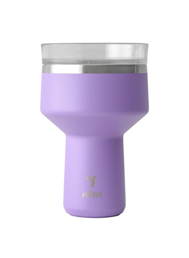 ريديوس كوب كوكتيل REDUCE Saltini سعة 16 أونصة - كوب مارغريتا معزول بغطاء - يحافظ على المشروبات باردة لمدة 10 ساعات - بديل لكأس المارتيني قابل للشرب 360 درجة - مقاوم للكسر، مثالي للحفلات - لكمة أرجوانية - Image 1
