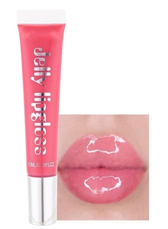 VBA Plumping Lip Gloss Moisturizer Lips Plumper Glitter Lipgloss Liquid Lipstick (CHERRY BLOSSOM) - Image 1