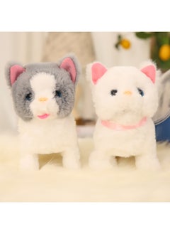 Generic Electric Dog Plush Simulation Robot Dog 1-3 Puppy Kitten Stall Children's Toys Electronic Pet Stall Wholesale-Color:Ht-2017 Teddy  - Image 4
