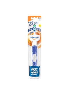Arm & Hammer Spinbrush PRO CLEAN Battery Powered Toothbrush, Soft Bristles, 1 Count, Gold or Blue Color May Vary 