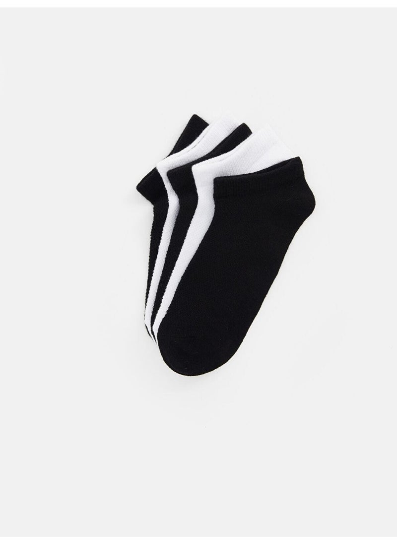 LC WAIKIKI Lcw Kids Mixed Color Yarn Dyed Basic Boy Ankle Socks 5-Pack  - Image 1