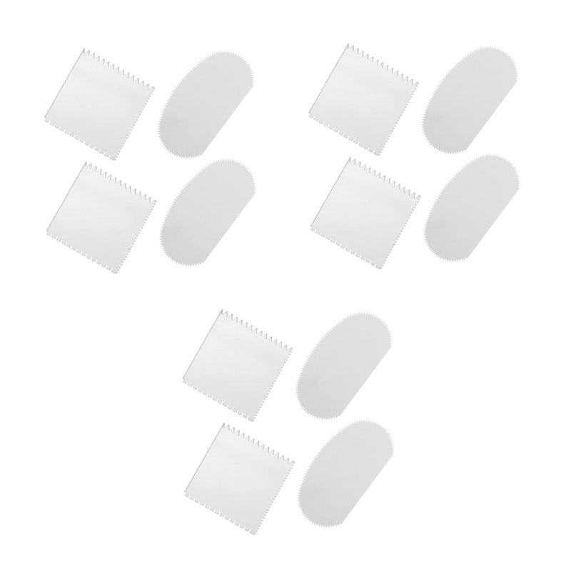 Stainless Steel Serrated Scraper Set of 2 for Clay Sculpting Pottery Crafting Ergonomic Lightweight Easy Clean - Image 2