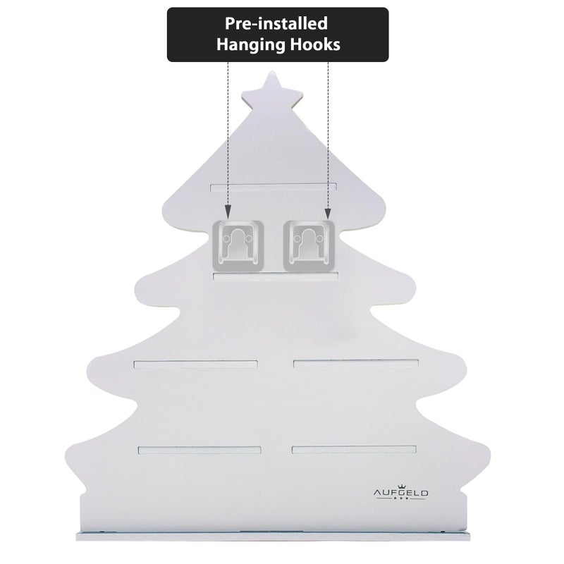 AUFGELD Display Compatible with Funko Bitty Countdown Calendar, Organizing Shelf for Bitty Pops Christmas, Bitty Stand, Wallmountable Christmas Bitty Shelf - Image 5