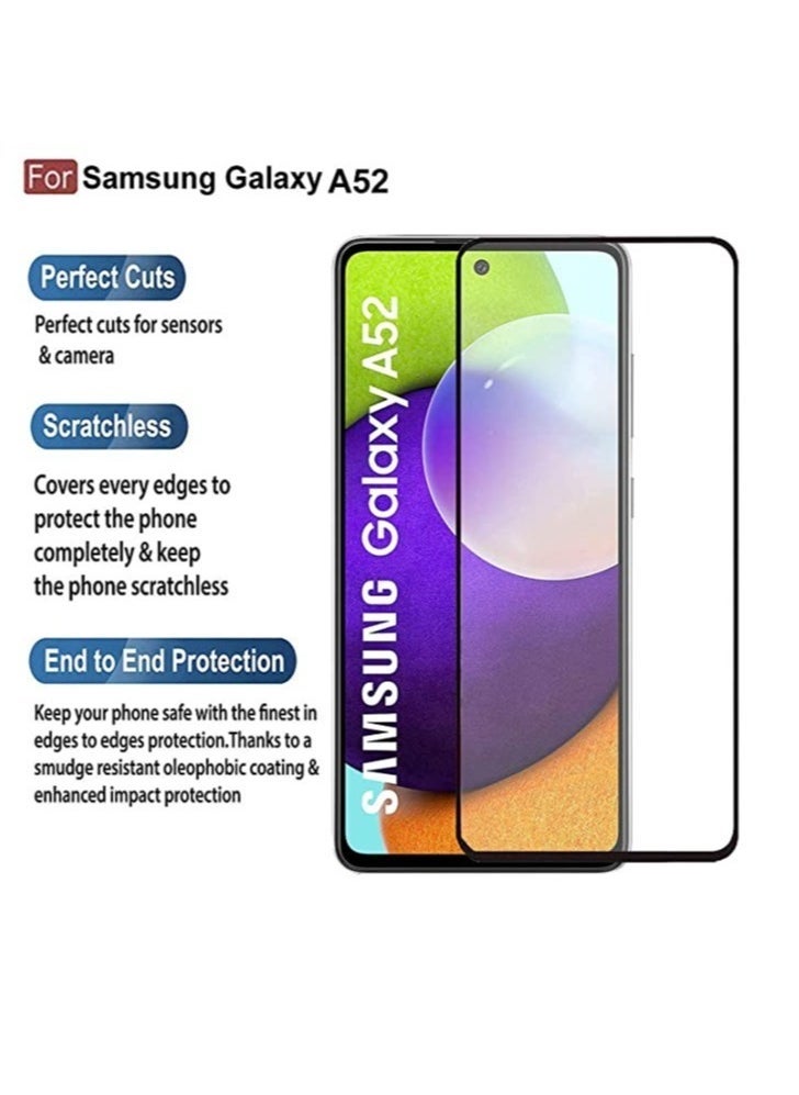 Raxoom (2 Pack) Ultra High Definition Tempered Glass Screen Protector Designed for Samsung Galaxy A52, HD Screen Saver - Image 2