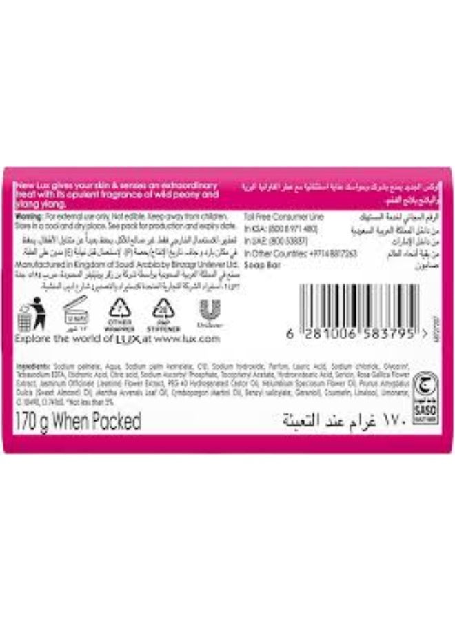 Lux Soap (Tempting Musk) With Wild Peony & Ylang Ylang Fragrance 170g X 4Pcs - Image 4