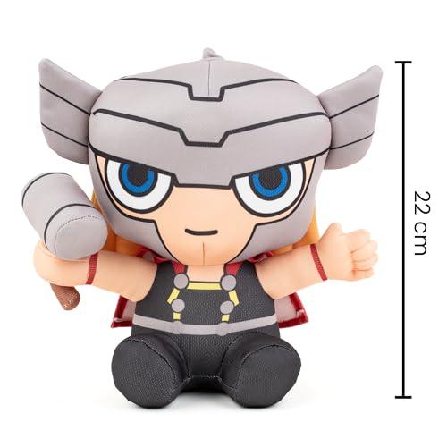 Mirada Marvel Thor Soft Plush Toy – 23cm | Official Licensed Superhero Stuffed for Kids, Boys & Girls | Super Soft Cuddly Character Toy for Fans | Great for Birthday Gifts/Christmas/Diwali - Image 4