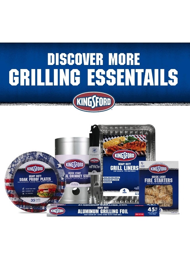 Kingsford - Kingsford Quick Light Fire Starters | Wooden Fire Starters Made with All Natural Hardwood for Grilling, Campfires, & Outdoor Fireplaces | 32 Count Fire Starter Rolls - Image 1