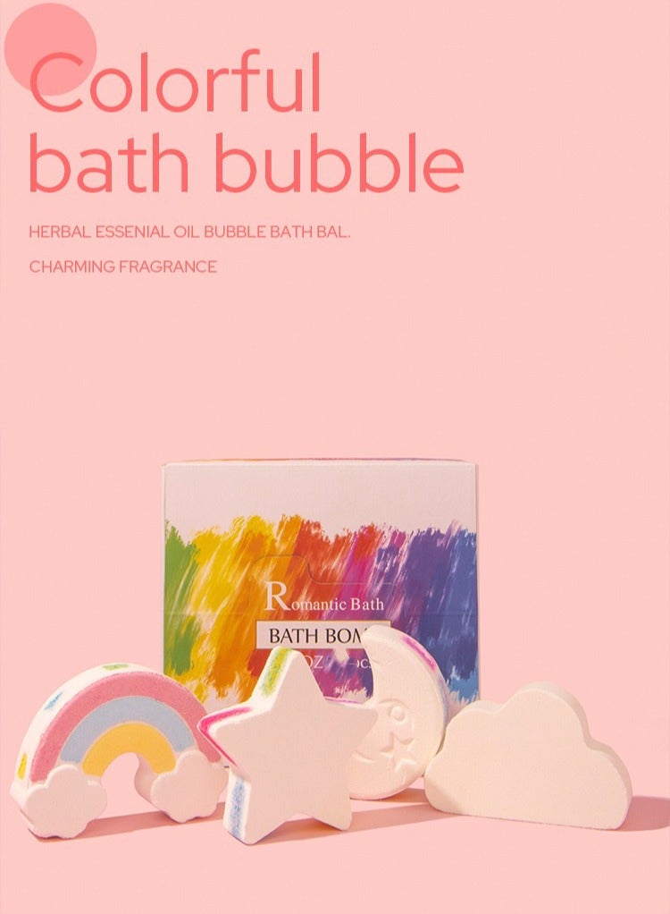 Generic 4 pcs Large Special Effect Bath Bubble Ball Gift Set Ideal Birthday Present for Children Montessori Bath Toy  - Image 1