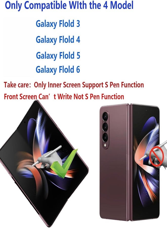 Anglepingping Galaxy Z Fold 6 S Pen Fold Edition for Samsung Galaxy Z Fold 6 Stylus Pen for Galaxy Fold 6 Edition with Replacement Tips/Nibs+Card Pin (Black) - Image 2
