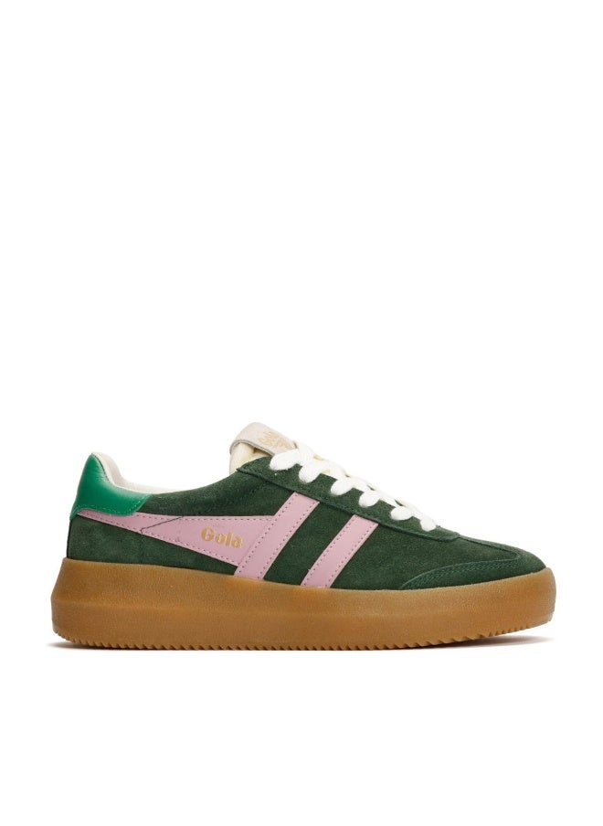 Gola Womens Athena, Evergreen/Candy/Jade/Gum, 9, Medium - Image 1