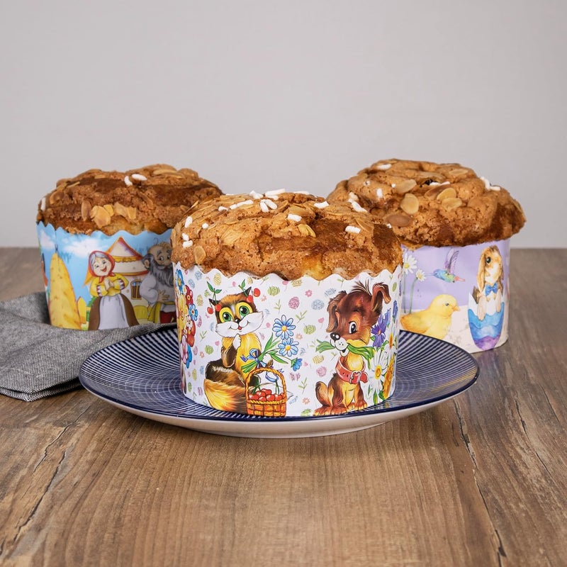 LOVARE Large Panettone Paper Mold Set - Image 4