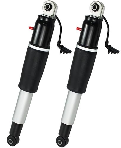 chsuatuo Rear Air Shock Absorbers Compatible with 2015-2020 Cadillac Escalade ESV Chevy Tahoe Suburba GMC Yukon XL, OE Replacement 23151122 23267007 23290661 - Image 1