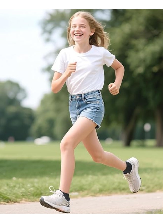 Tango 6 أزواج من جوارب الأطفال للأولاد والبنات جوارب كاحل رسمية ورياضية ناعمة وقابلة للتنفس لجوارب زي المدرسة للأطفال (الإمارات/السعودية، العمر، 11 سنة، 14 سنة، عادي، أسود - 6 أزواج) - Image 4