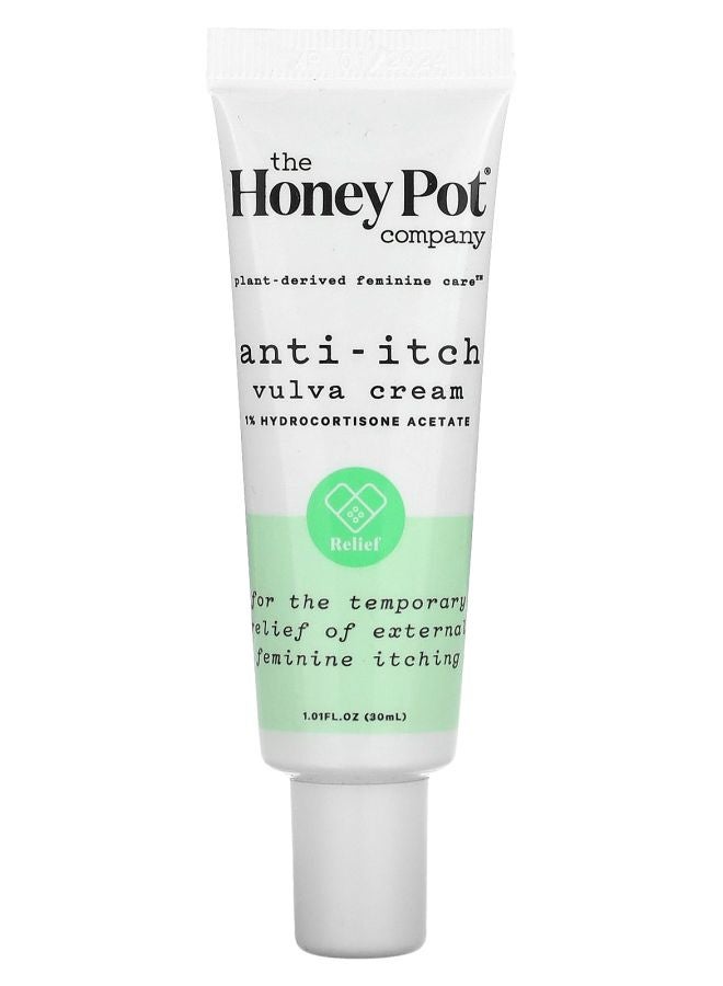 the Honey Pot company Anti-Itch Vulva Cream 1.01 fl oz (30 ml)